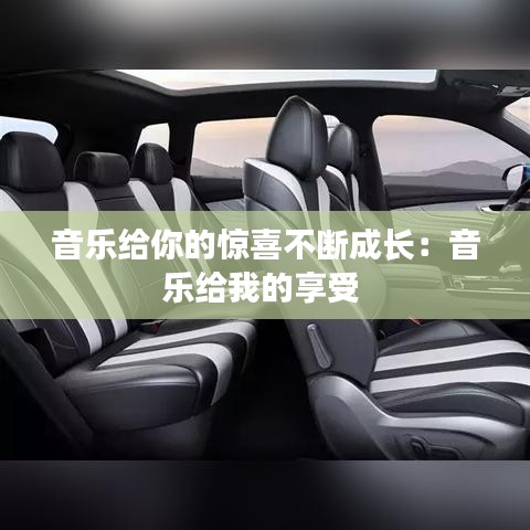 音樂(lè)給你的驚喜不斷成長(zhǎng)：音樂(lè)給我的享受 