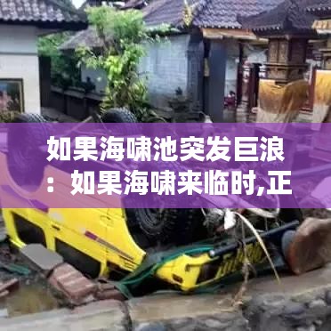 如果海嘯池突發(fā)巨浪：如果海嘯來臨時,正在海上航行的船只應該 