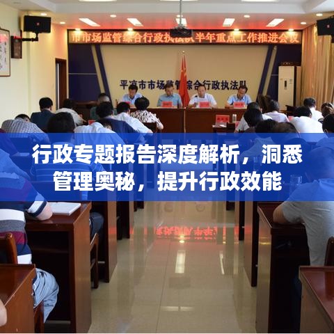 行政專題報(bào)告深度解析，洞悉管理奧秘，提升行政效能
