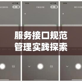 服務(wù)接口規(guī)范管理實(shí)踐探索，打造高效、安全的應(yīng)用接口體系