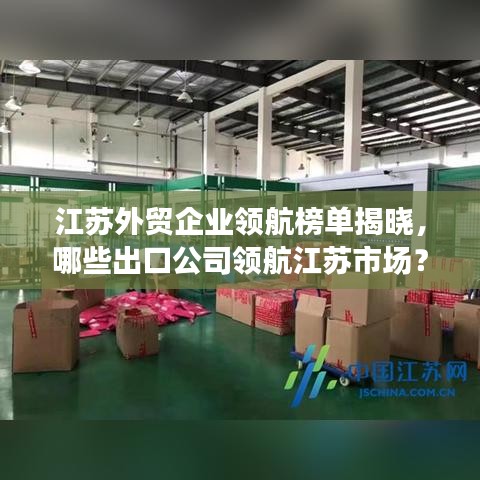 江蘇外貿(mào)企業(yè)領(lǐng)航榜單揭曉，哪些出口公司領(lǐng)航江蘇市場？
