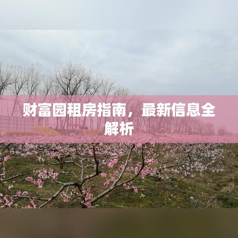 財富園租房指南，最新信息全解析