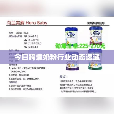 今日跨境奶粉行業(yè)動態(tài)速遞