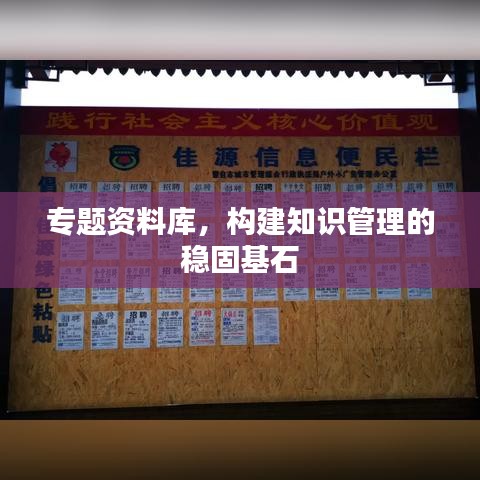專題資料庫，構(gòu)建知識管理的穩(wěn)固基石