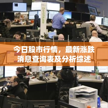 今日股市行情，最新漲跌消息查詢表及分析綜述