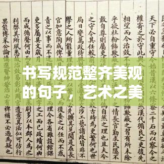 書(shū)寫(xiě)規(guī)范整齊美觀的句子，藝術(shù)之美的文字打造